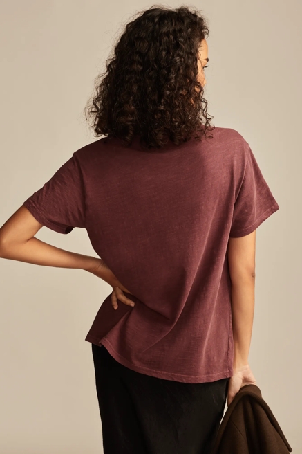 GEOMETRIC MIRROR FLORAL BOYFRIEND TEE, image 4