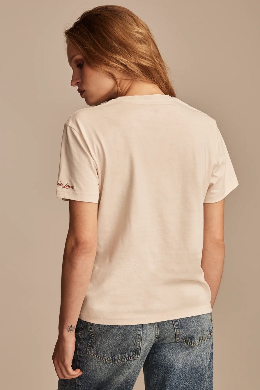 LUCKY IN LOVE BOYFRIEND TEE, image 3