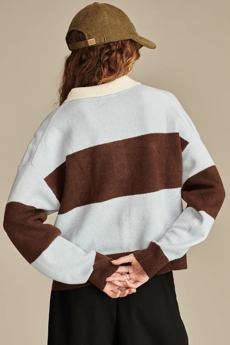 CLOUD SOFT RUGBY POLO SWEATER, image 4