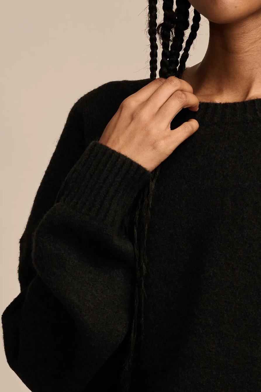 CLOUDSOFT CREW NECK PULLOVER SWEATER, image 3