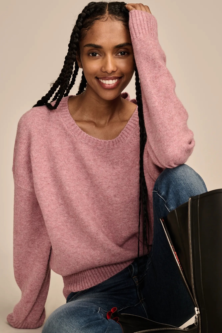 CLOUDSOFT CREW NECK PULLOVER SWEATER, image 2