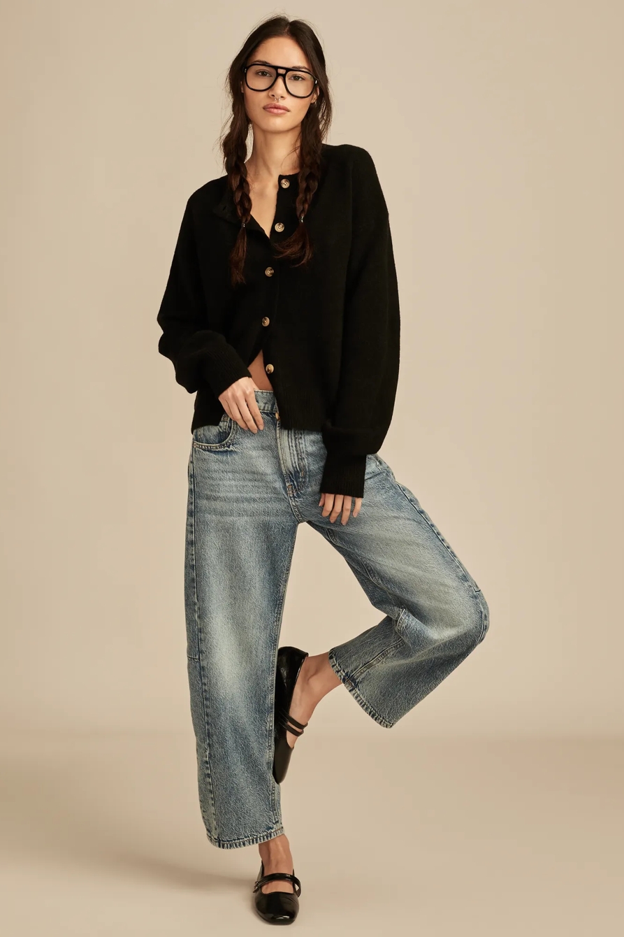 CLOUDSOFT CREW NECK CARDIGAN, image 3