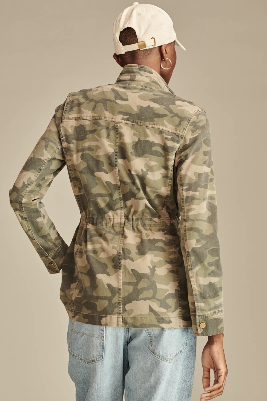 CAMO PRINTED UTILTIY JACKET, image 5