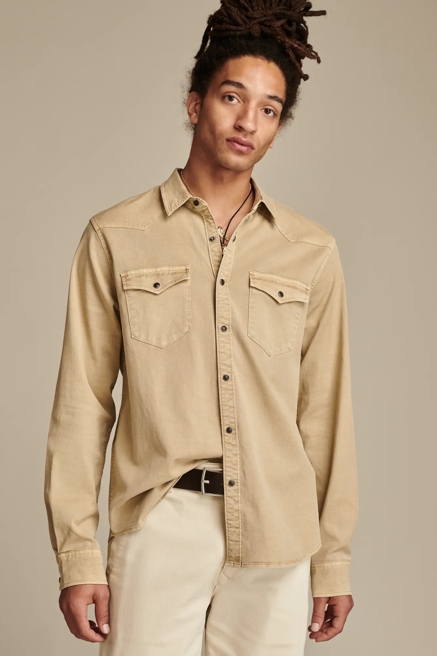 COLE HAUSER TWILL WESTERN SHIRT, image 1