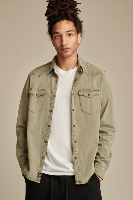 COLE HAUSER TWILL WESTERN SHIRT, image 1