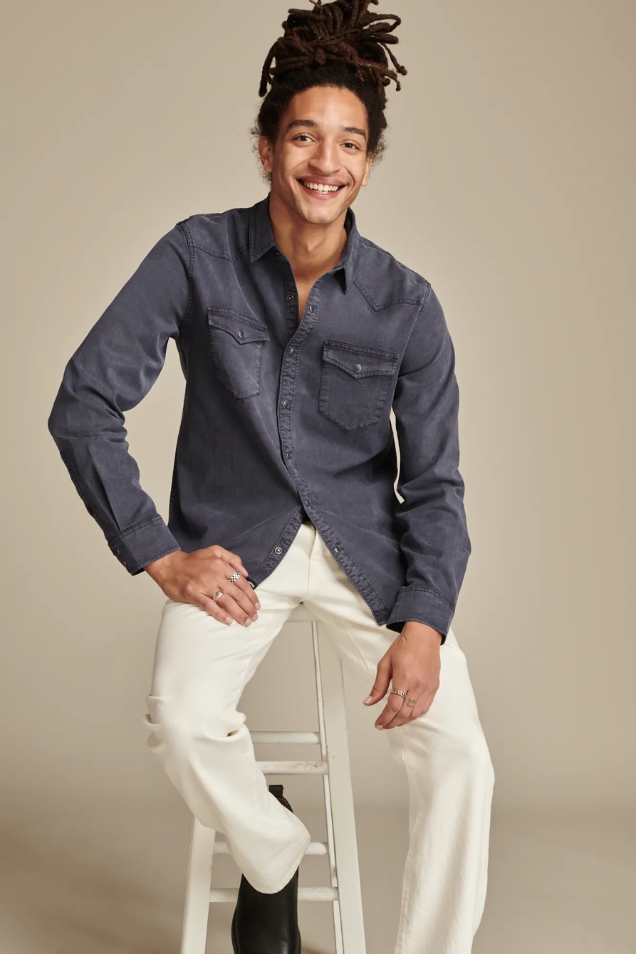 COLE HAUSER TWILL WESTERN SHIRT, image 2
