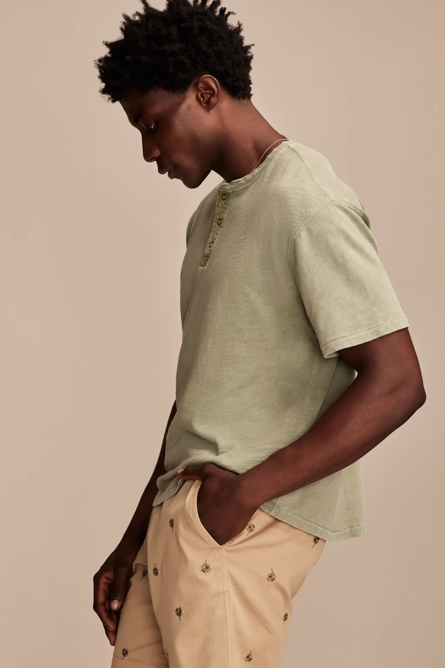 WEEKEND JERSEY SHORT SLEEVE HENLEY, image 4