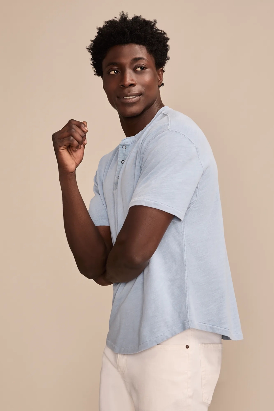 WEEKEND JERSEY SHORT SLEEVE HENLEY, image 4
