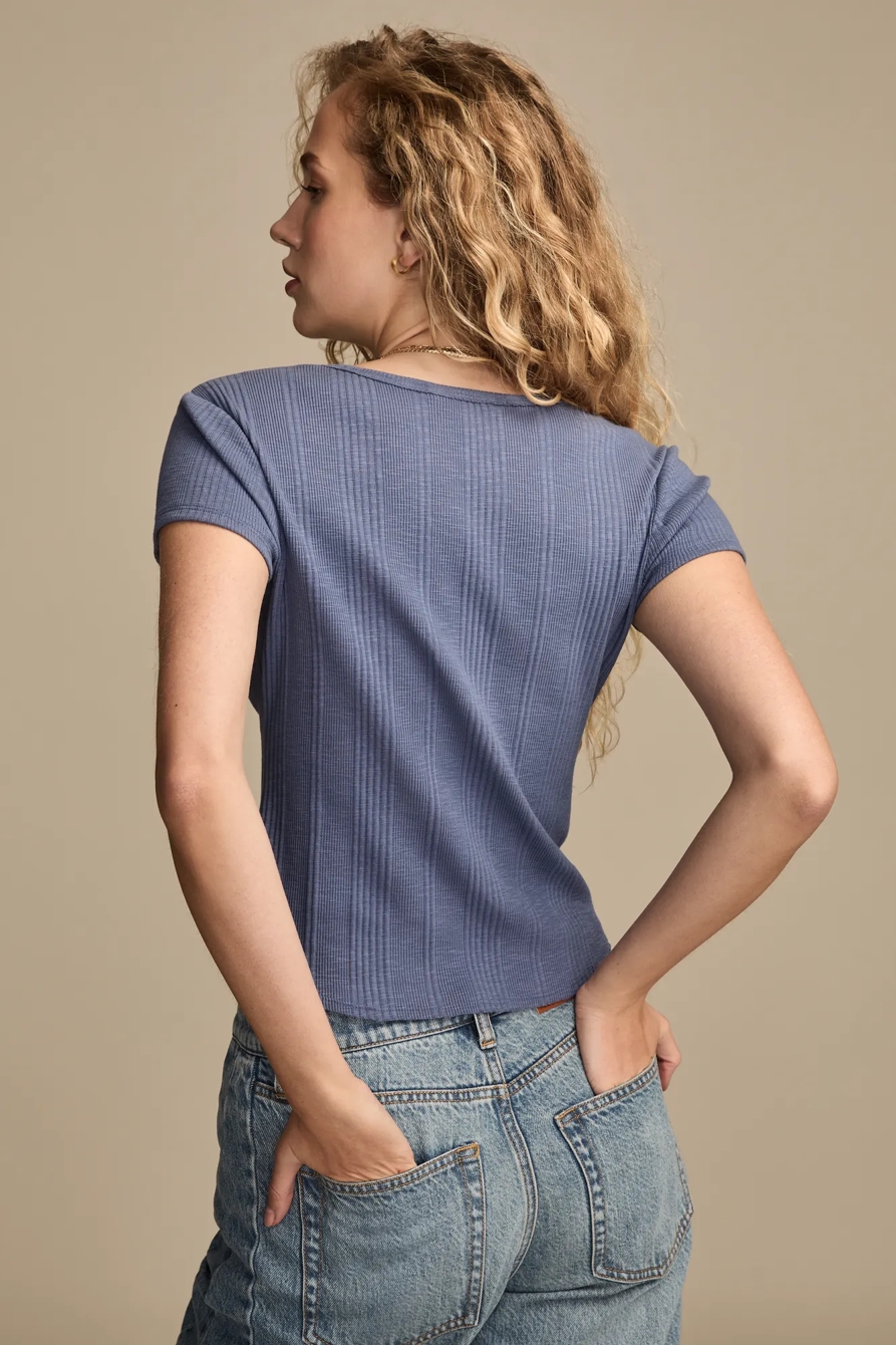 SHORT SLEEVE HENLEY, image 3
