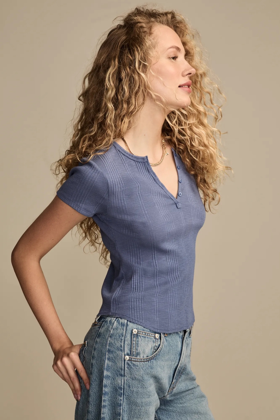 SHORT SLEEVE HENLEY, image 4