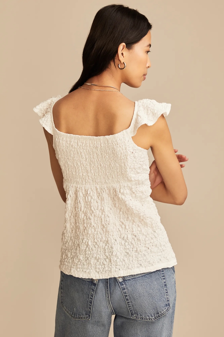 TEXTURED BABYDOLL TOP, image 3