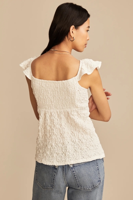 TEXTURED BABYDOLL TOP, image 3