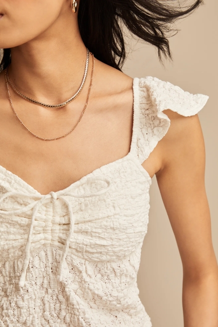 TEXTURED BABYDOLL TOP, image 4