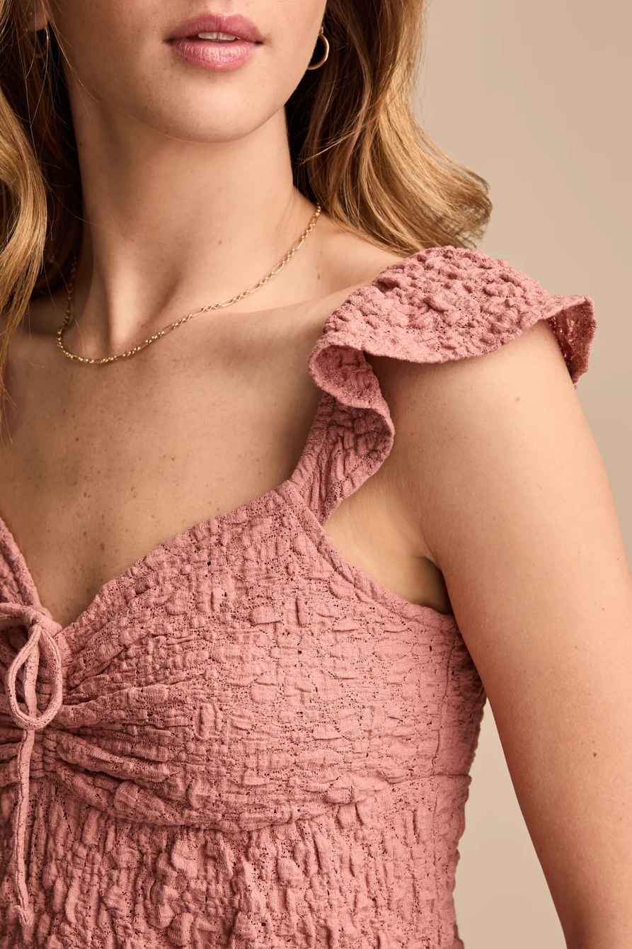 TEXTURED BABYDOLL TOP, image 2