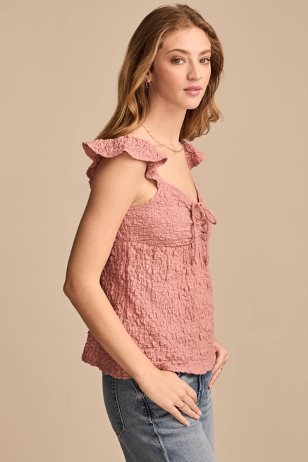 TEXTURED BABYDOLL TOP, image 4