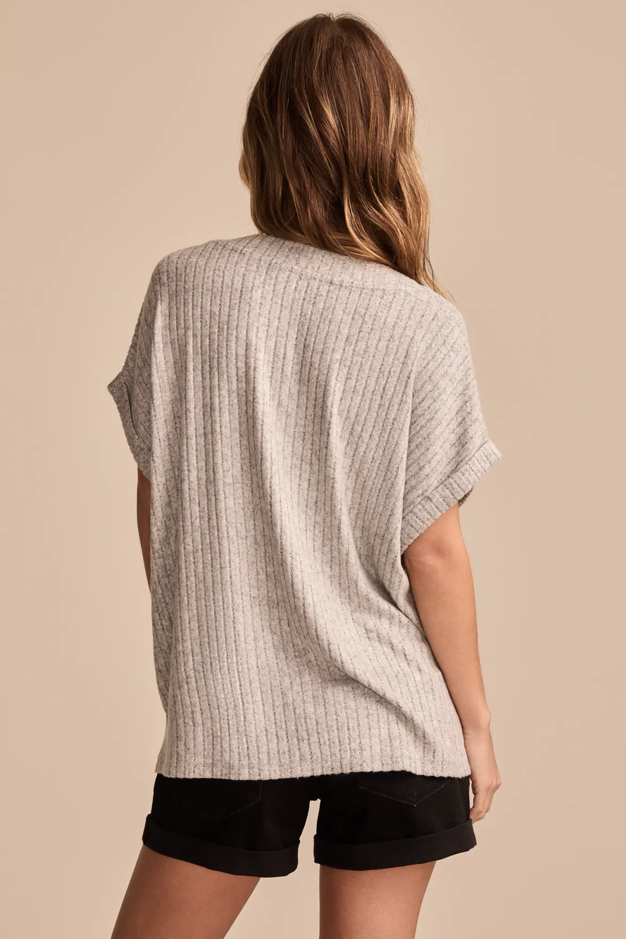 CLOUD DOLMAN V-NECK TEE