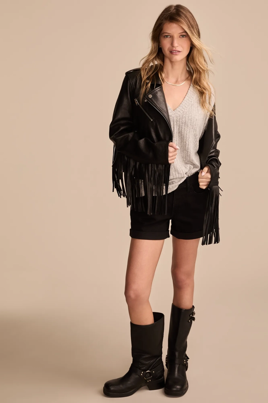 CLOUD DOLMAN V-NECK TEE