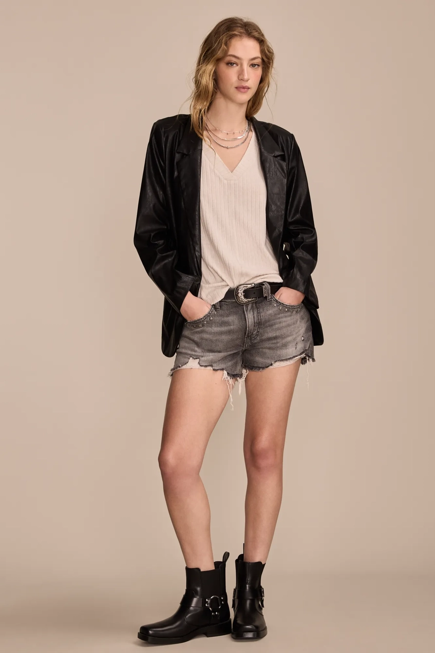CLOUD DOLMAN V-NECK TEE