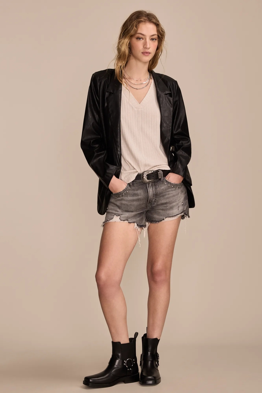 CLOUD DOLMAN V-NECK TEE, image 3