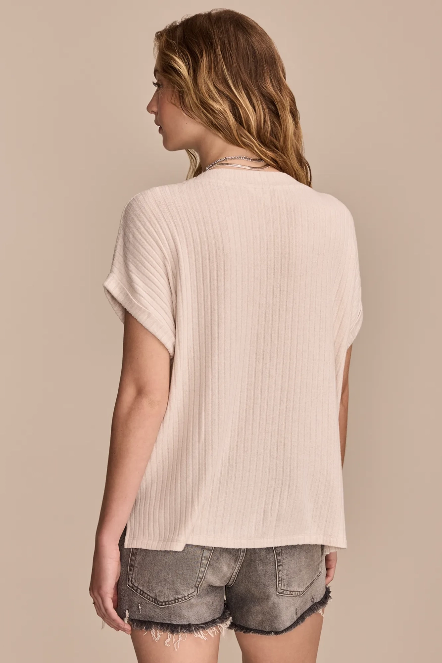 CLOUD DOLMAN V-NECK TEE