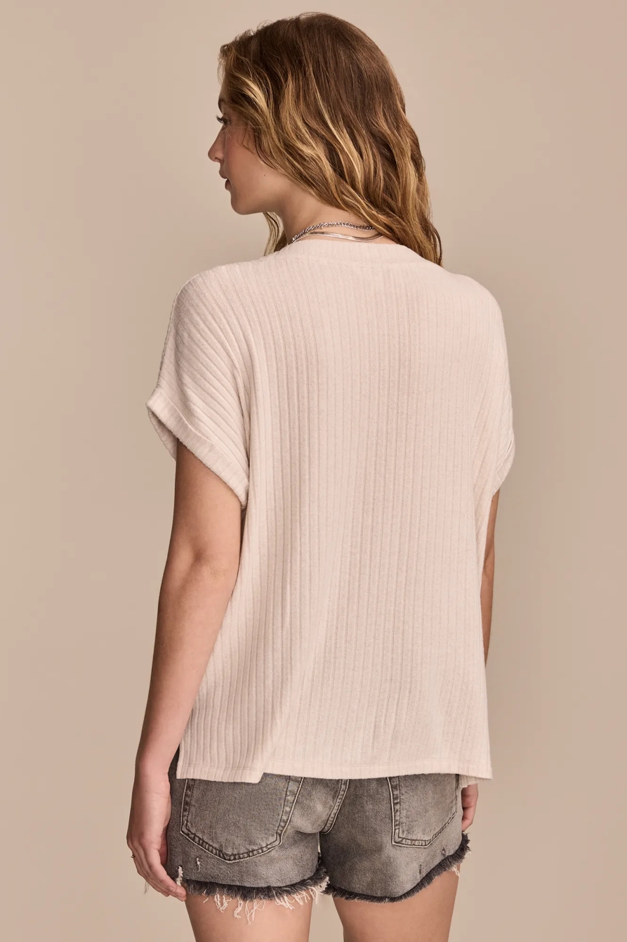 CLOUD DOLMAN V-NECK TEE, image 5