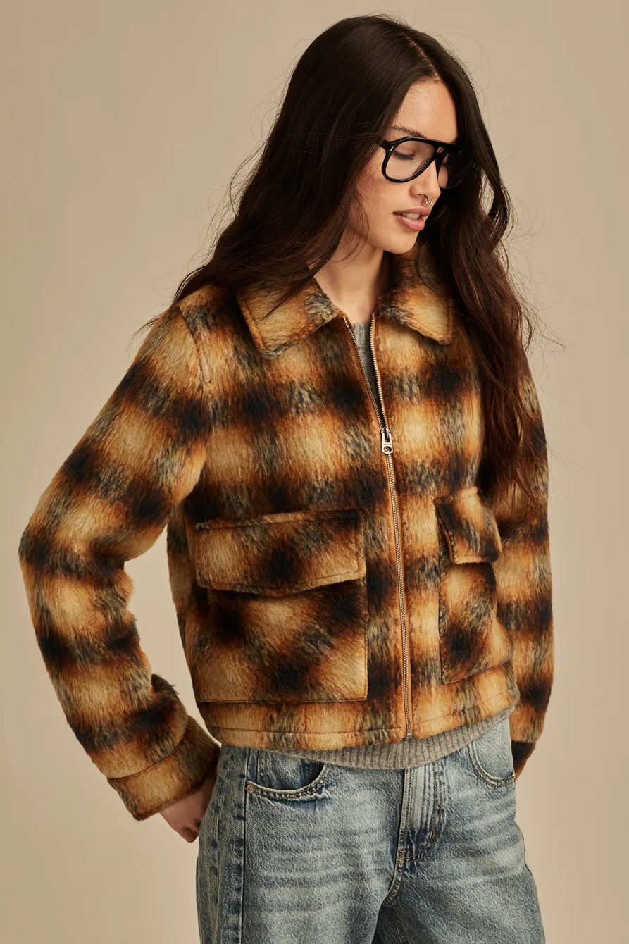 CROPPED PLAID JACKET, image 2