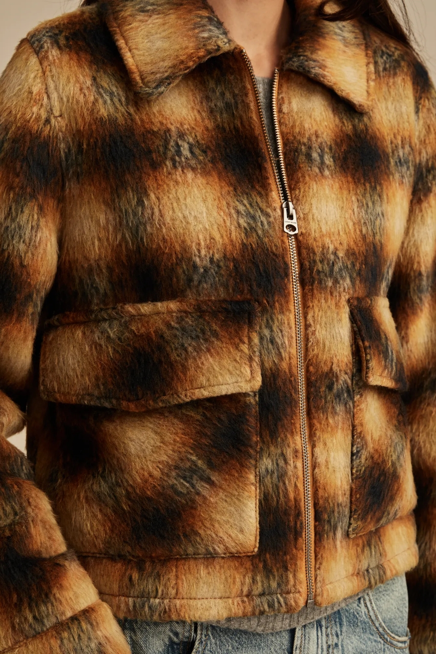 CROPPED PLAID JACKET, image 5