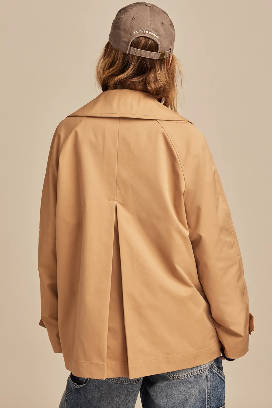 CROPPED TRENCH COAT, image 5