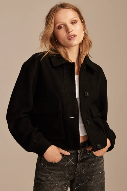 CROPPED BOUCLE JACKET, image 1