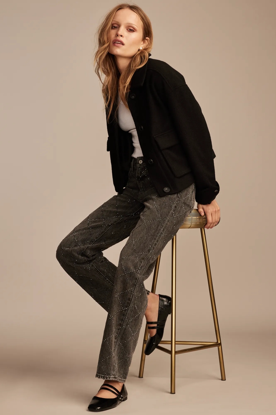 CROPPED BOUCLE JACKET, image 5