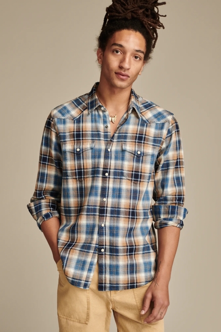 INDIGO WESTERN SHIRT, image 1