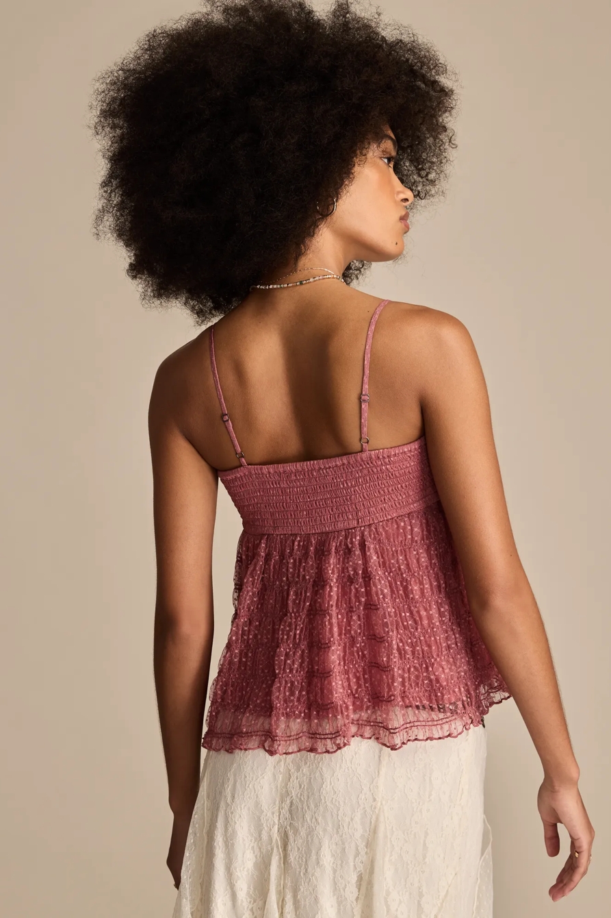 SMOCKED SHEER TANK, image 3