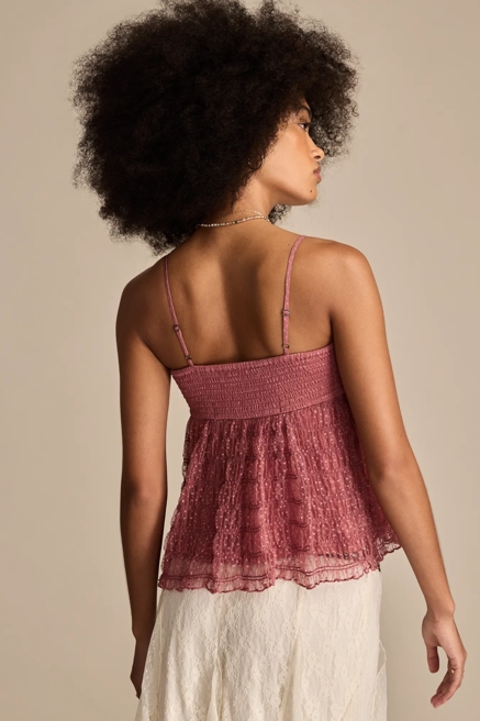 SMOCKED SHEER TANK, image 3