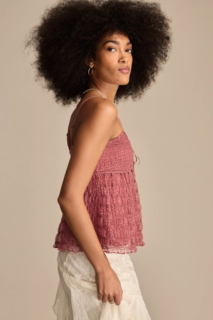 SMOCKED SHEER TANK, image 4