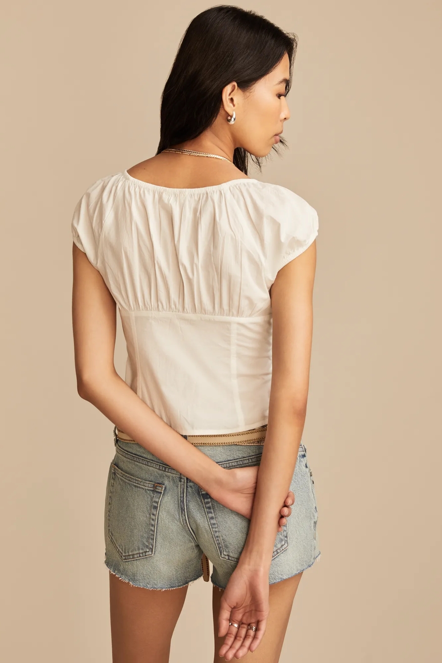 SHORT SLEEVE CORSET TOP, image 5
