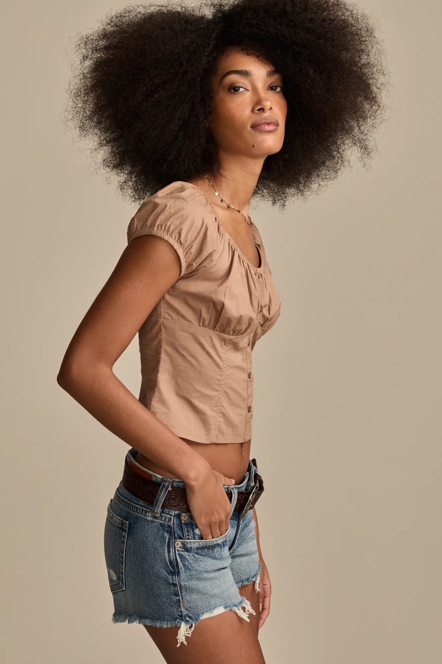 SHORT SLEEVE CORSET TOP, image 4