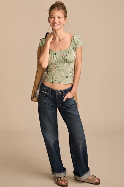 SHORT SLEEVE CORSET TOP, image 3