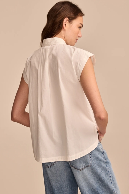 SLEEVELESS TUNIC BUTTON DOWN, image 3