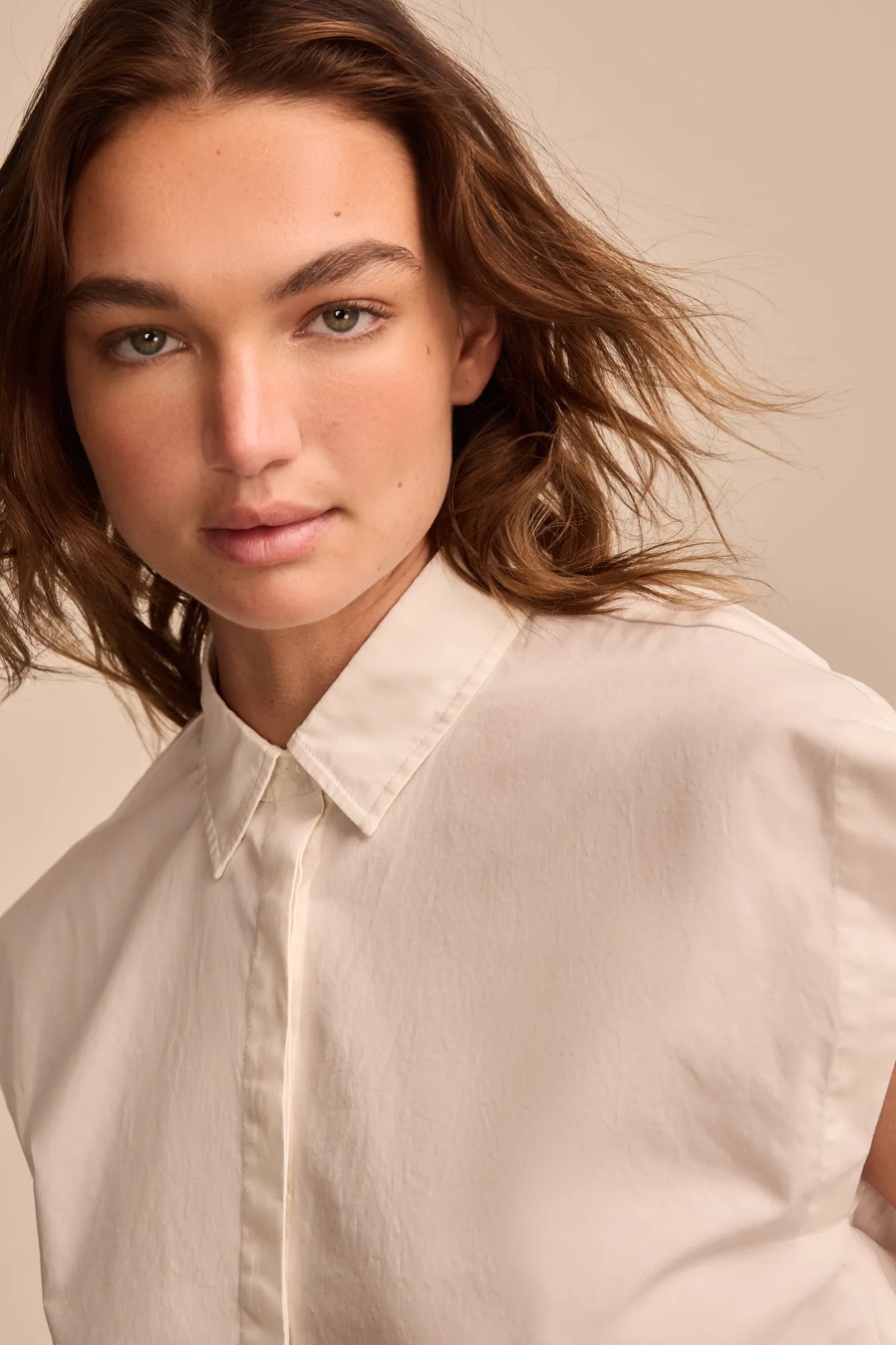 SLEEVELESS TUNIC BUTTON DOWN, image 6
