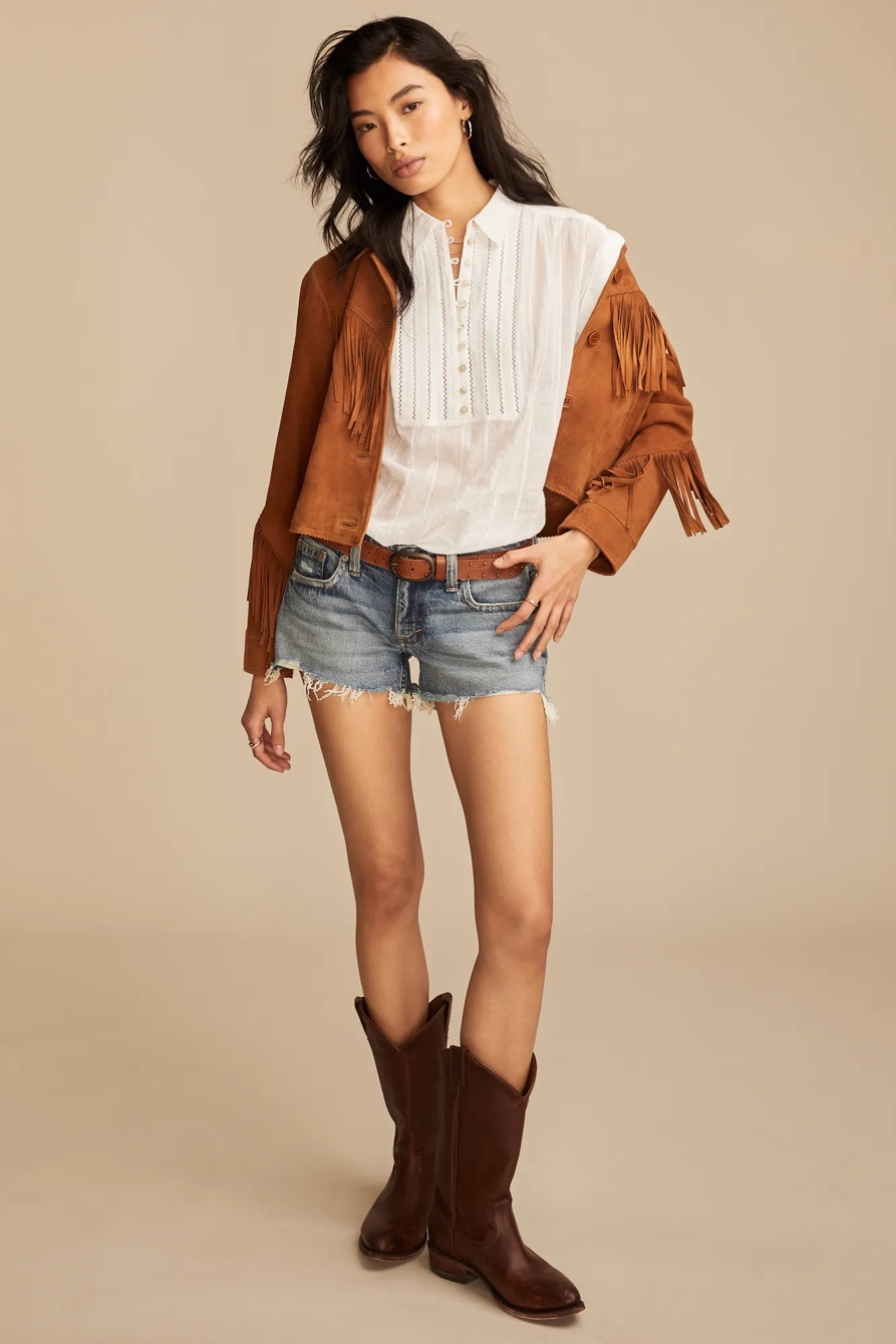 SOLID SHORT SLEEVE POPOVER, image 5