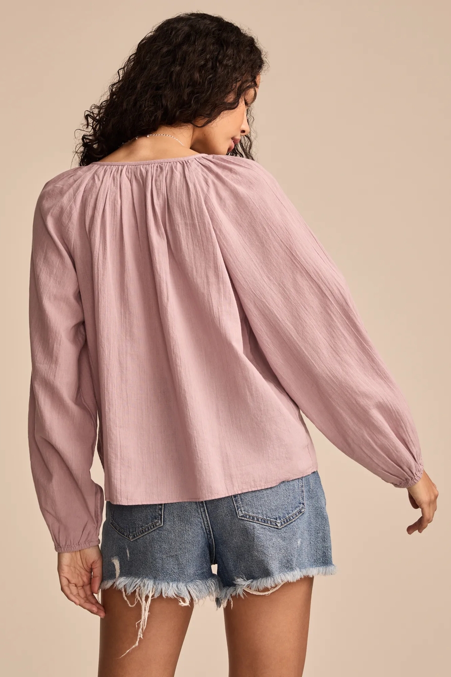 RUFFLE TUXEDO BLOUSE, image 5