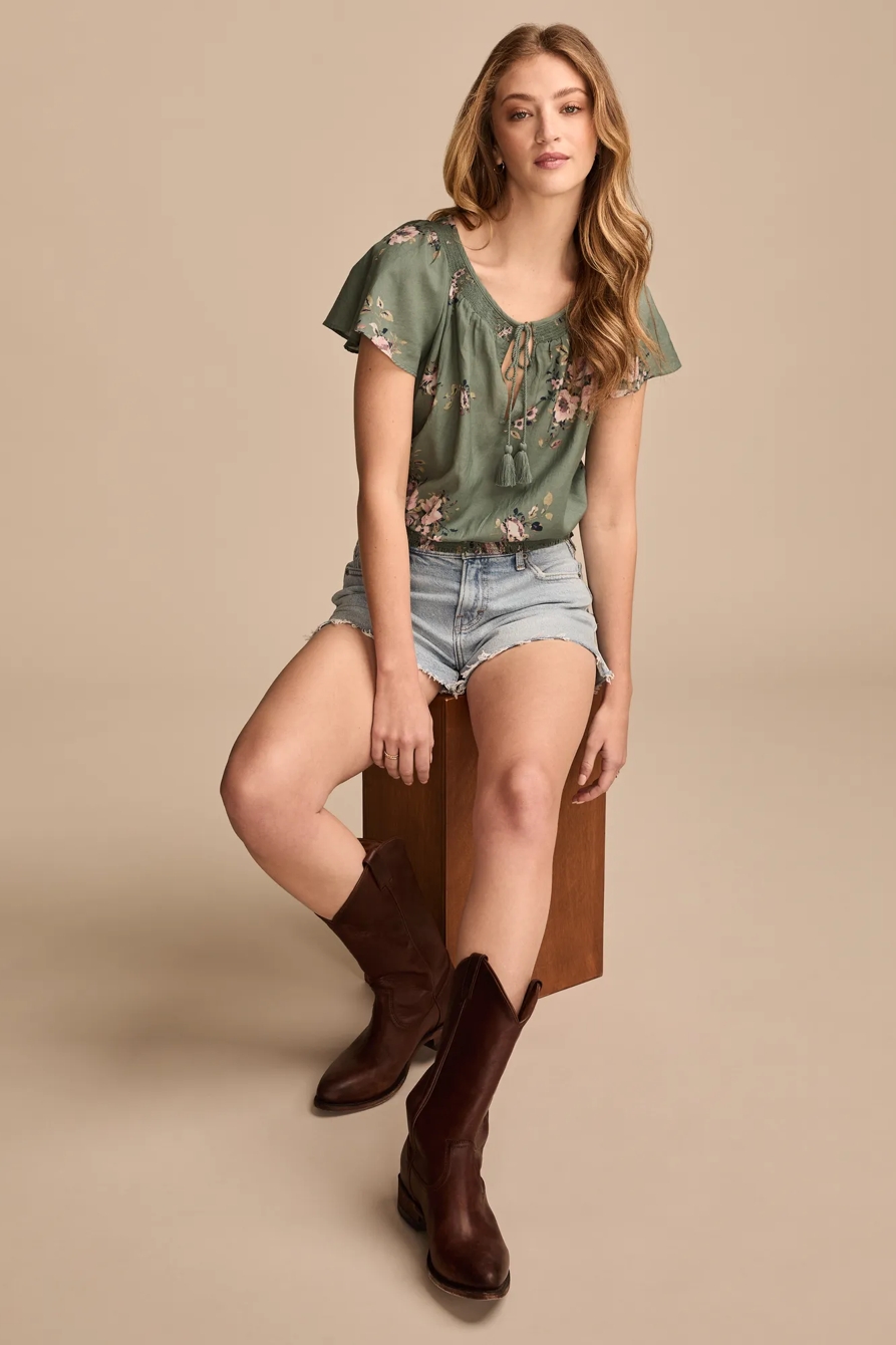 FLUTTER SLEEVE TOP, image 2
