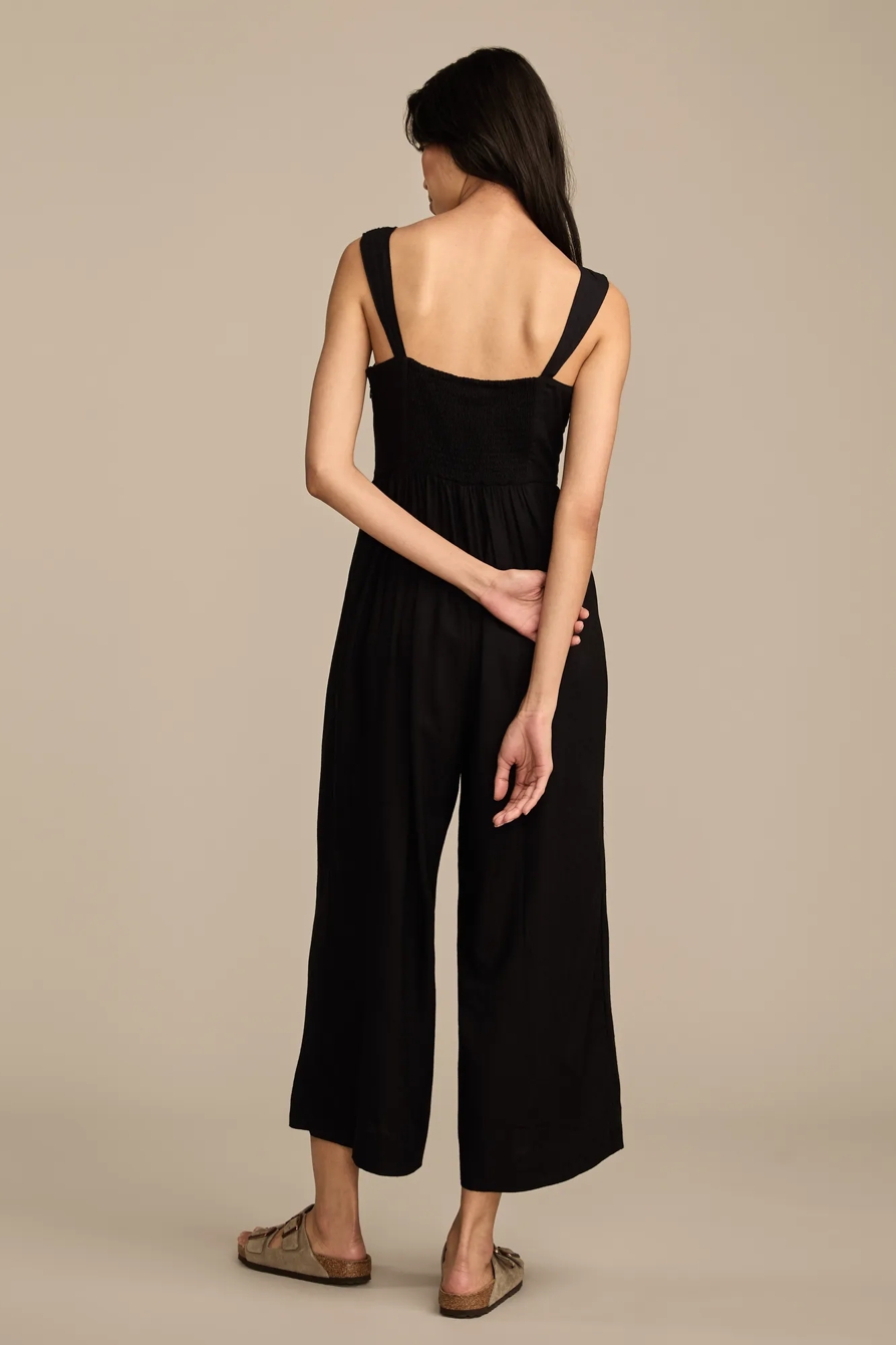 RUCHED LACE WIDE LEG JUMPSUIT, image 5