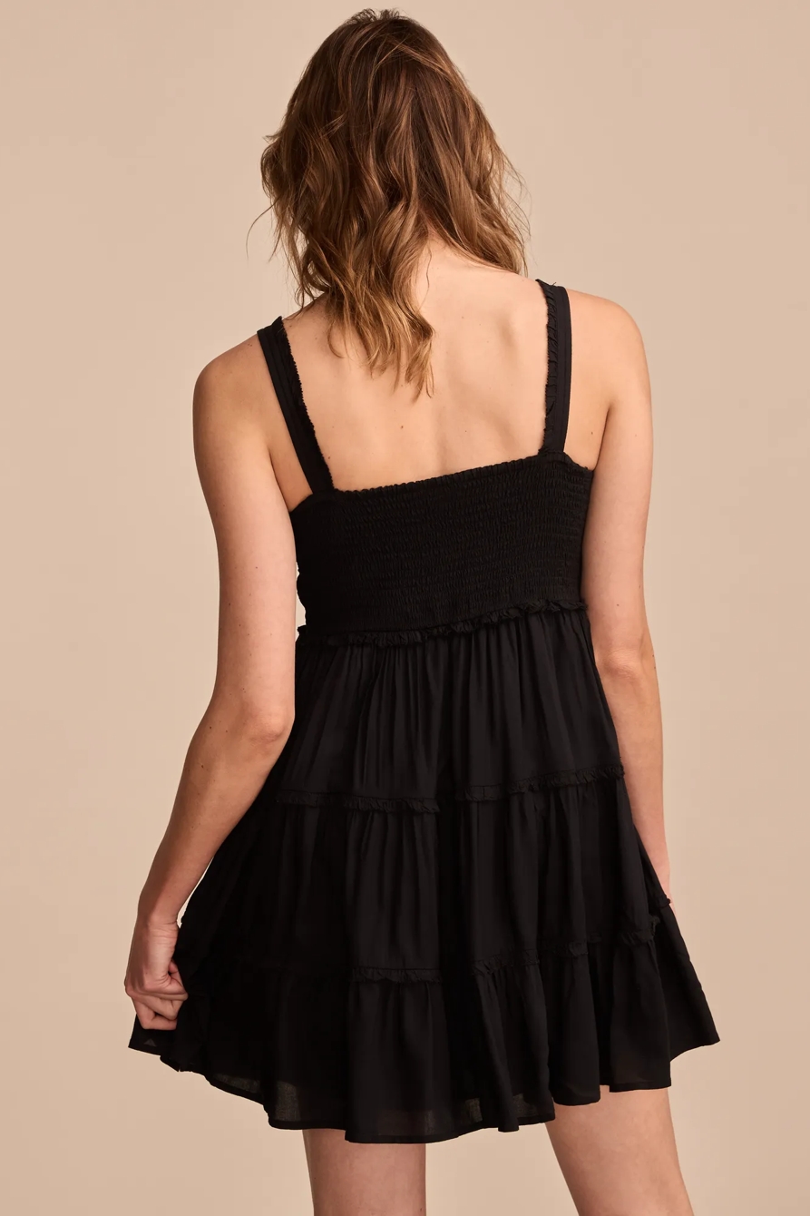 TIERED RUFFLE CORSET MINI DRESS, image 5