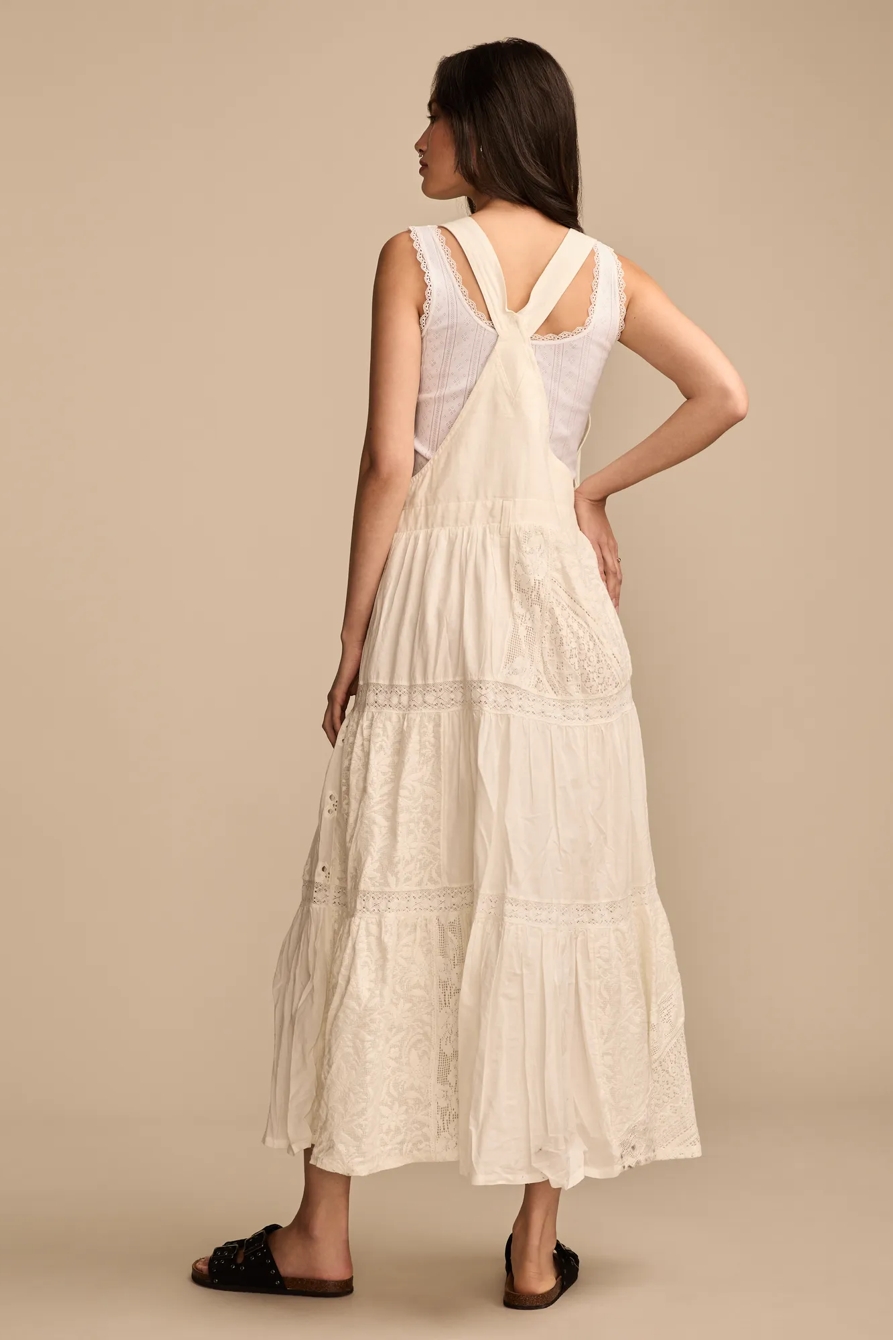 CUTWORK OVERALL MAXI DRESS, image 2