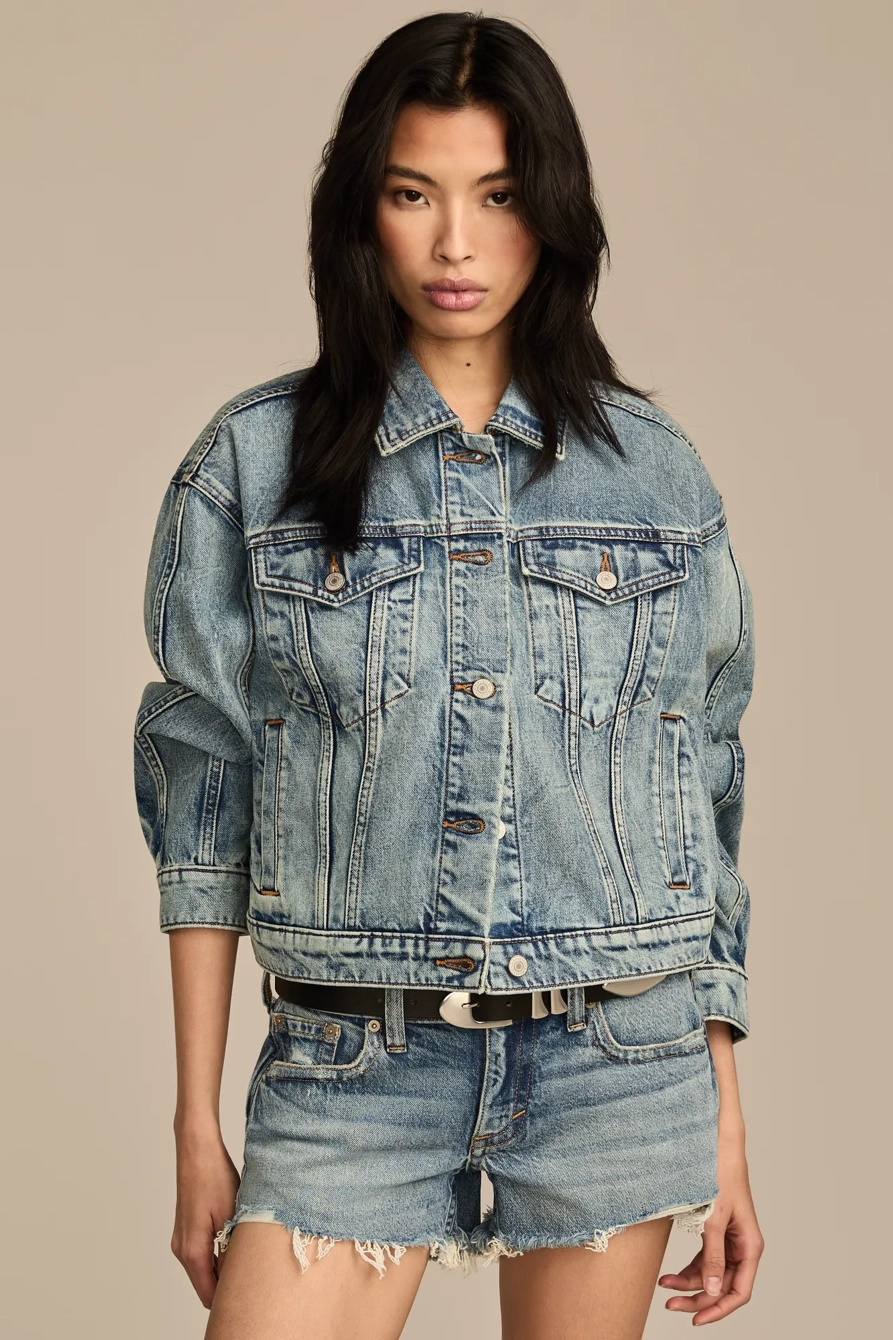 BARREL SLEEVE TRUCKER JACKET