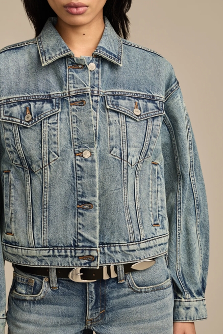 BARREL SLEEVE TRUCKER JACKET, image 3