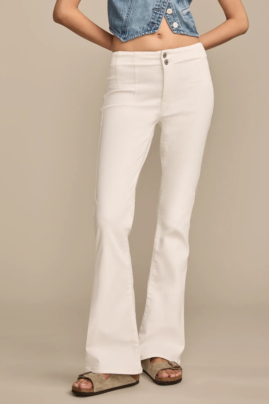 HIGH RISE SEAMED STEVIE FLARE, image 2