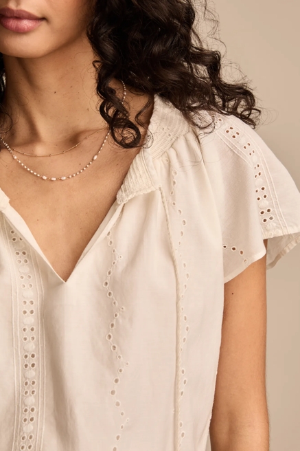 FLUTTER SLEEVE TOP, image 2