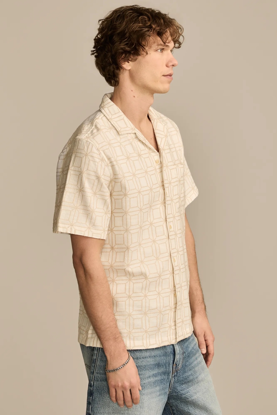 SHORT SLEEVE CAMP COLLAR SHIRT, image 3